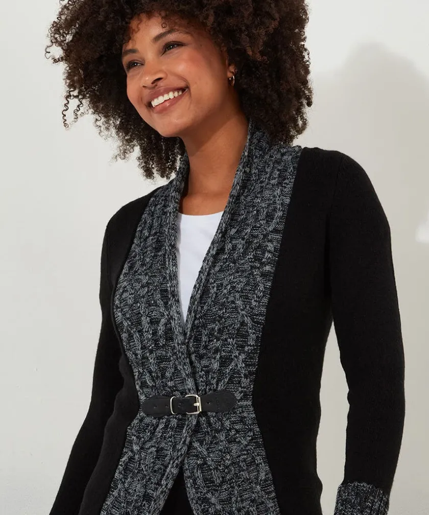 Joe Browns Curiously Cosy Buckle Cardigan-Women Knitwear & Cardigans