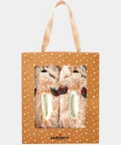 Joe Browns Cute Little Deers Slippers In A Box-Women Women's Clothing|Novelty Gifts