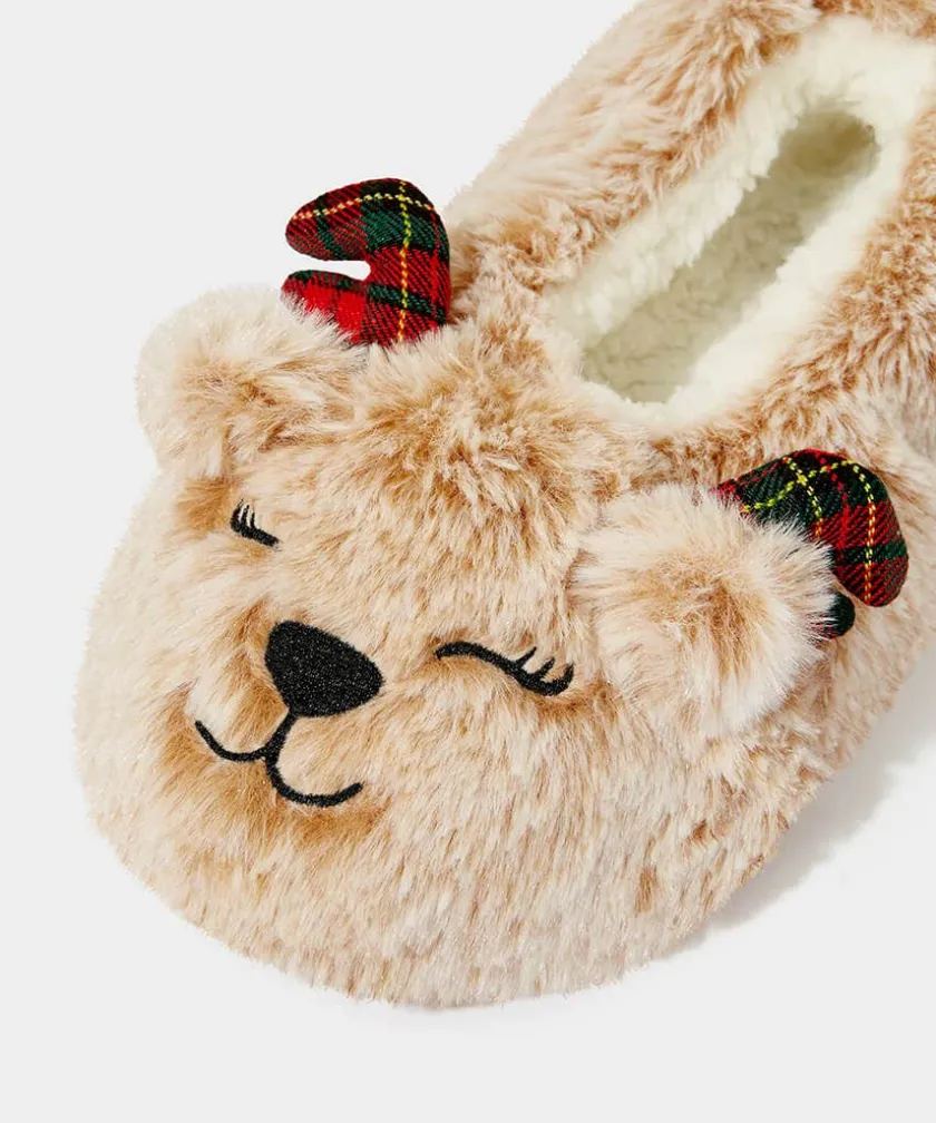 Joe Browns Cute Little Deers Slippers In A Box-Women Women's Clothing|Novelty Gifts