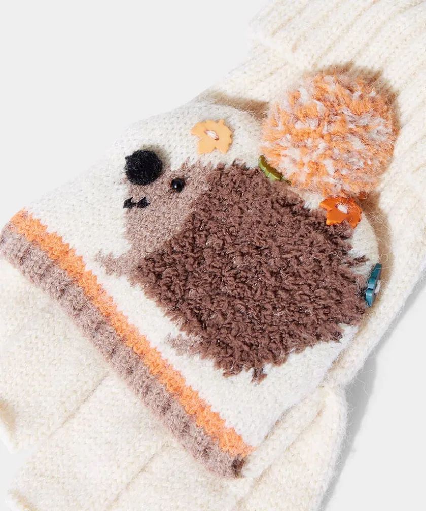 Joe Browns Cute Little Hedgehogs Mitts-Women Stocking Fillers|Gifts