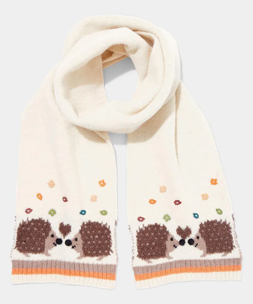 Joe Browns Cute Little Hedgehogs Scarf-Women Stocking Fillers|Gifts