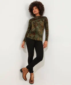 Joe Browns Danielle Flocked Top-Women Tops, Tunics & Blouses