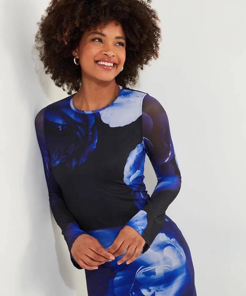 Joe Browns Dare To Be Different Mesh Dress-Women Dresses