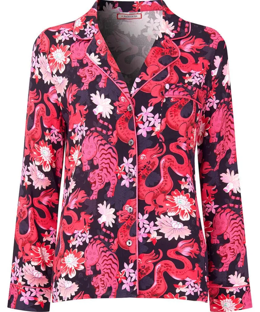 Joe Browns Daring Dragon Pyjama Top-Women Women's Clothing|Gifts