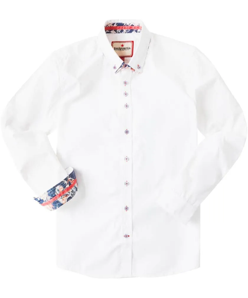 Joe Browns Delightful Double Collar Shirt- Tailoring|Shirts
