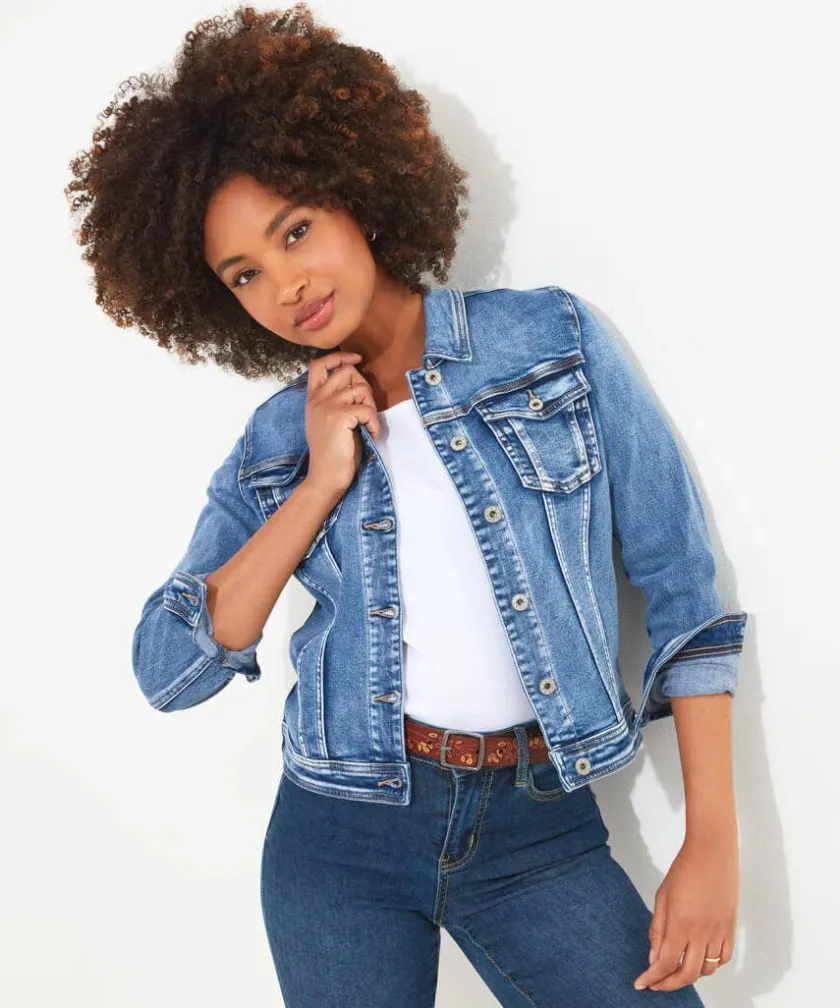 Joe Browns Denim Jacket-Women Denim Styles|Boutique Collection
