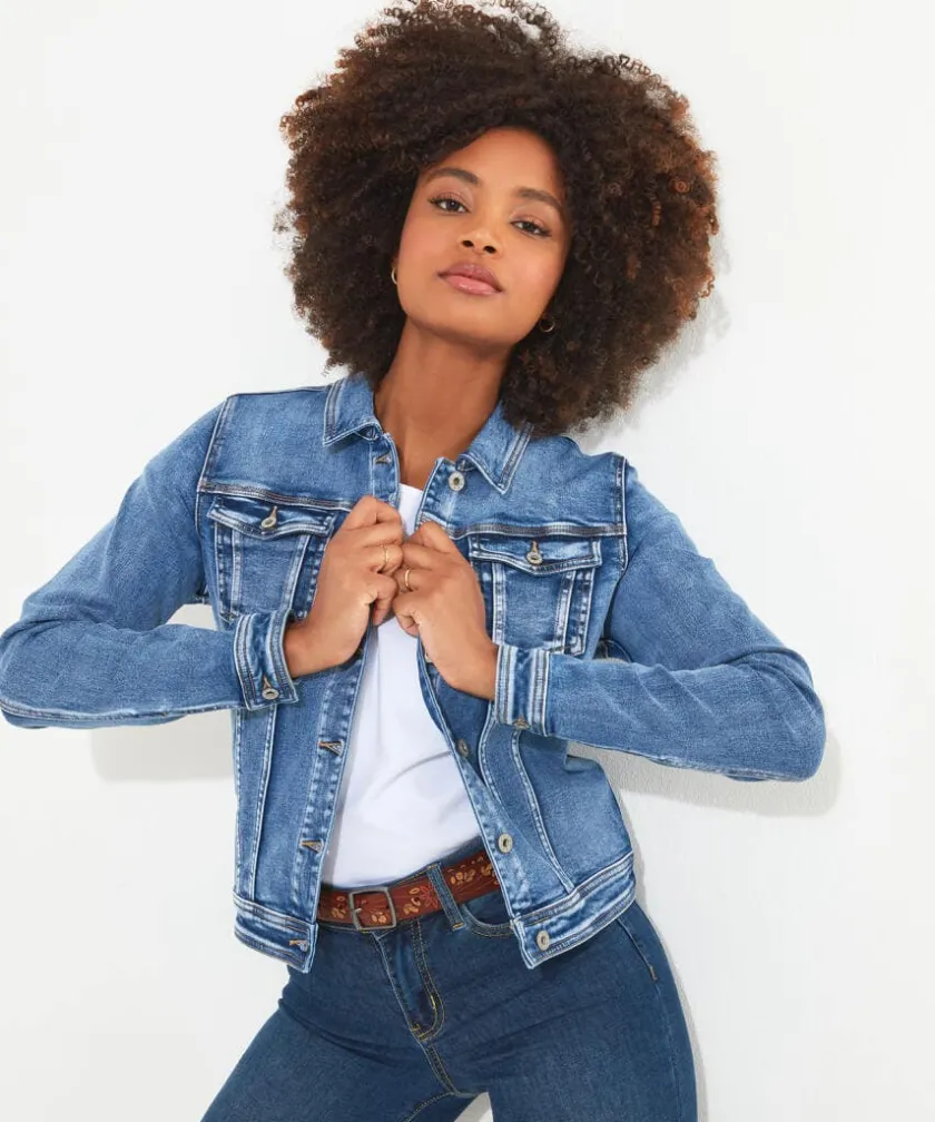 Joe Browns Denim Jacket-Women Denim Styles|Boutique Collection