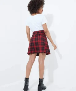 Joe Browns Dixie Check Pleated Skirt-Women Skirts