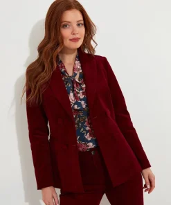 Joe Browns Double Breasted Cord Jacket-Women Women's Clothing|Blazers
