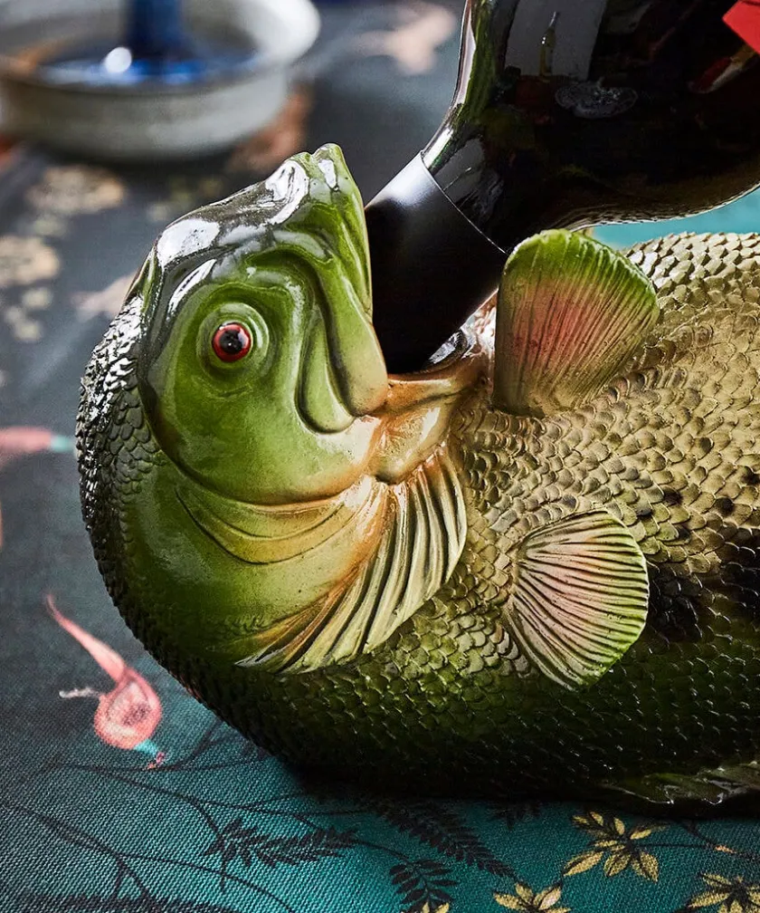 Joe Browns Drinks Like A Fish Wine Bottle Holder- Home Accessories|Animal Décor