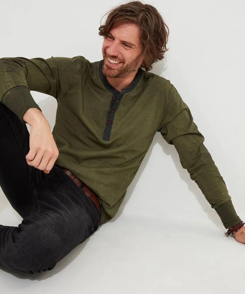 Joe Browns Easy Going Henley- T-Shirts & Tops|Henley Tops