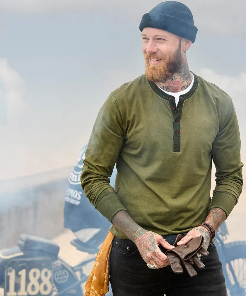 Joe Browns Easy Going Henley- T-Shirts & Tops|Henley Tops
