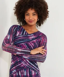 Joe Browns Elsa Printed Mesh Dress-Women Dresses