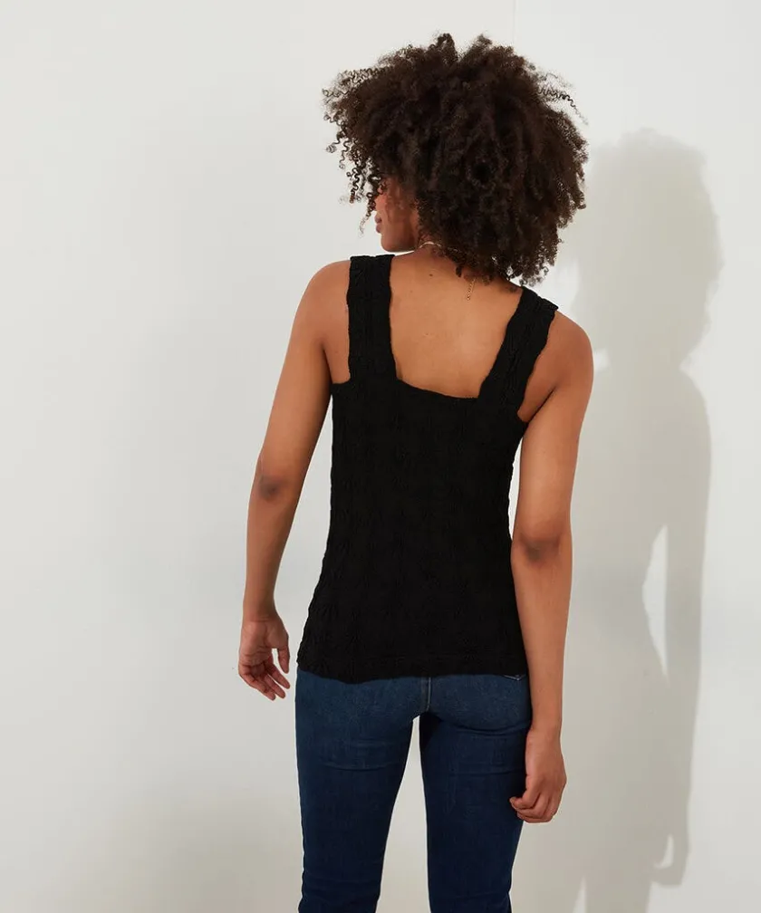 Joe Browns Elsie Textured Vest-Women Tops, Tunics & Blouses