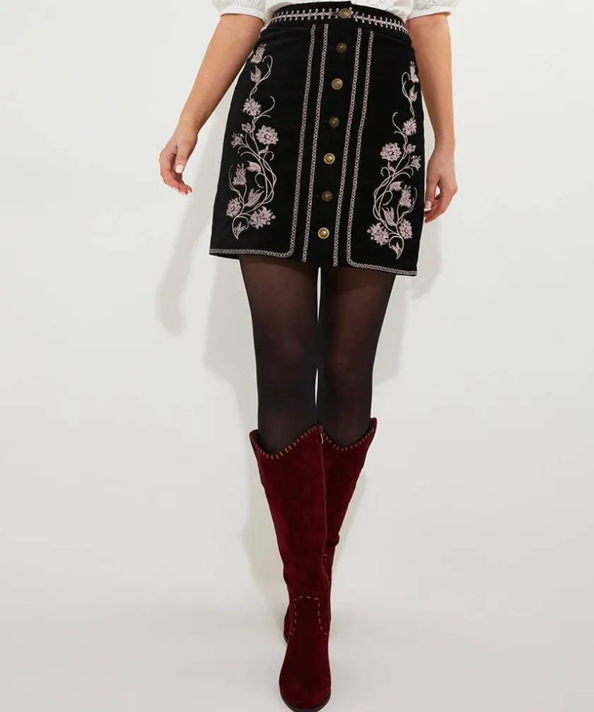 Joe Browns Embroidered Skirt-Women Skirts