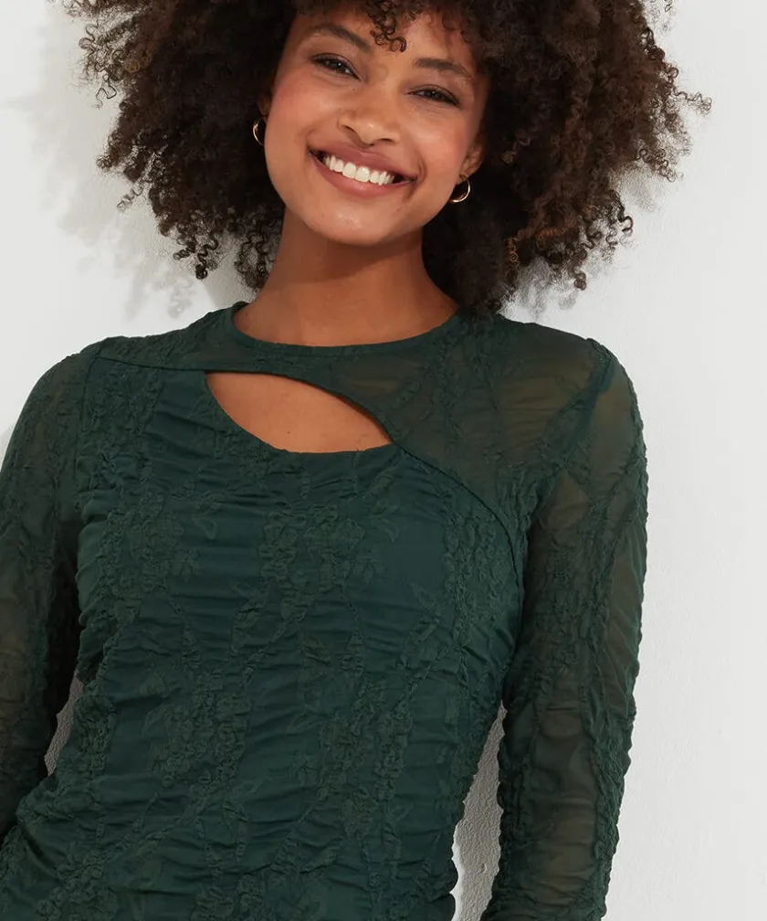 Joe Browns Fabulous Cut Out Detail Top-Women Tops, Tunics & Blouses