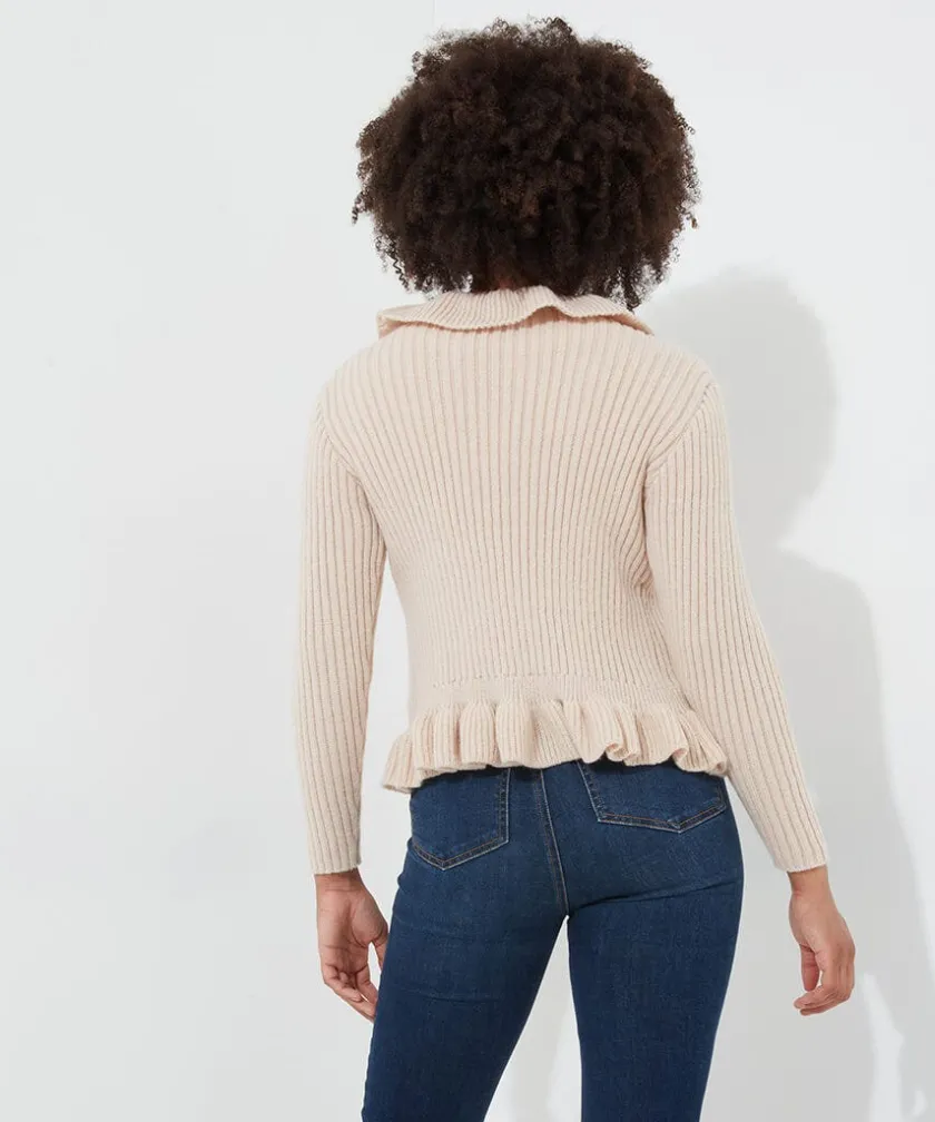 Joe Browns Fabulous Frill Cardigan-Women Knitwear & Cardigans