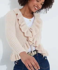 Joe Browns Fabulous Frill Cardigan-Women Knitwear & Cardigans