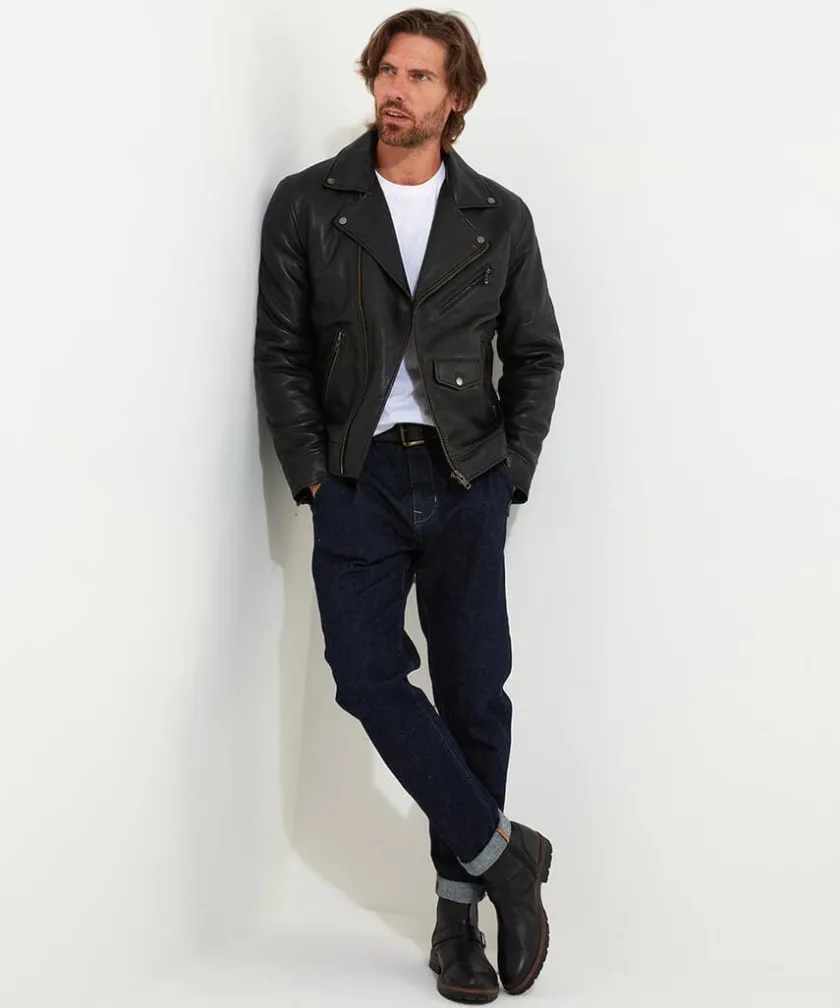Joe Browns Feel The Freedom Leather Jacket- Men's Clothing|Leather Jackets