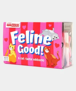 Joe Browns Feline Good Cat Odd Socks-Women Women's Clothing|Novelty Gifts