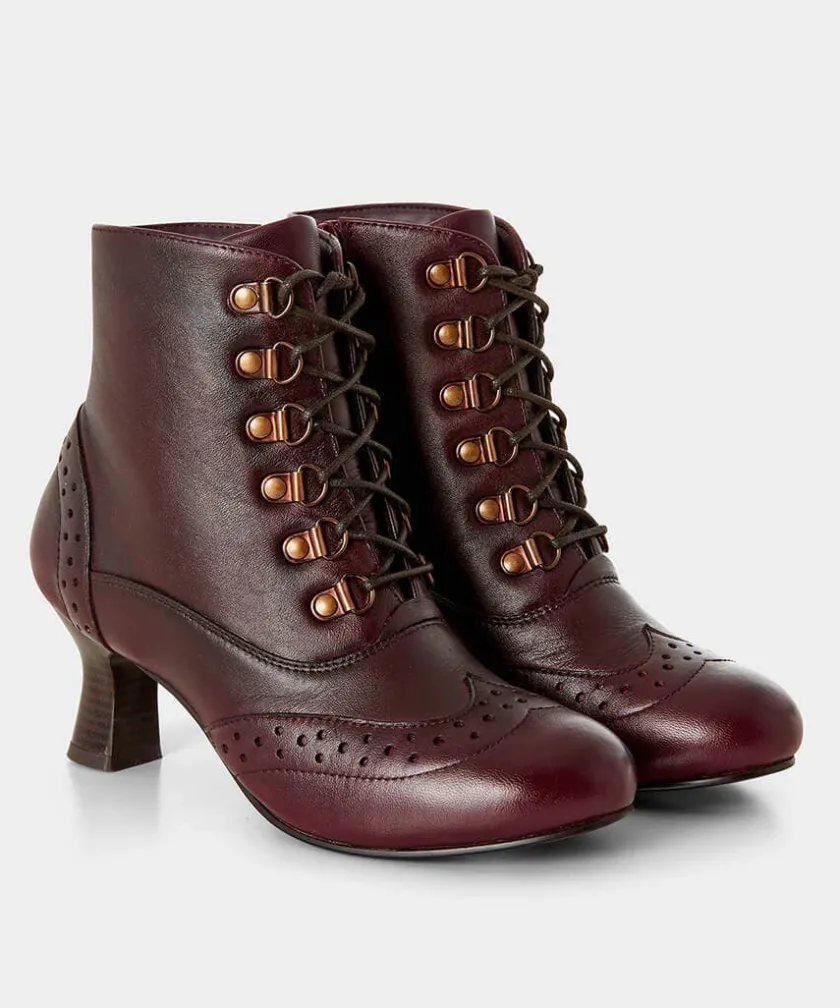 Joe Browns Fenchurch Leather Ankle Boots-Women Matching Shoes & Bags|Heels