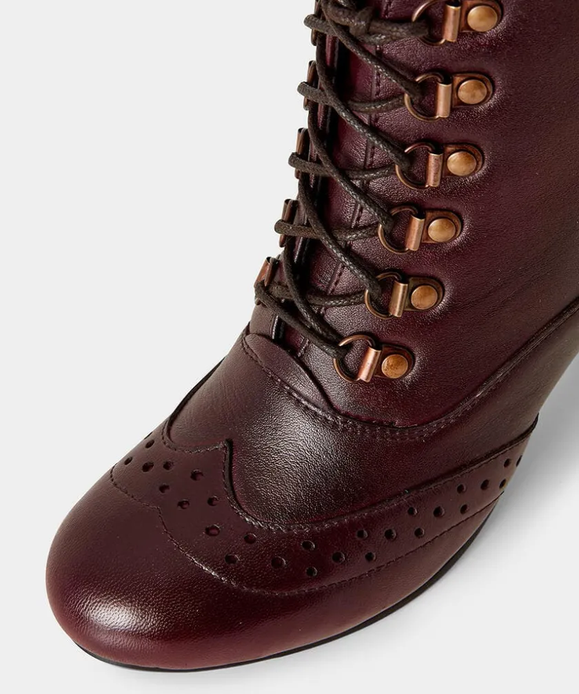Joe Browns Fenchurch Leather Ankle Boots-Women Matching Shoes & Bags|Heels