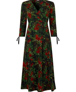 Joe Browns Festive Flora Jersey Dress-Women Novelty Gifts|Women's Clothing