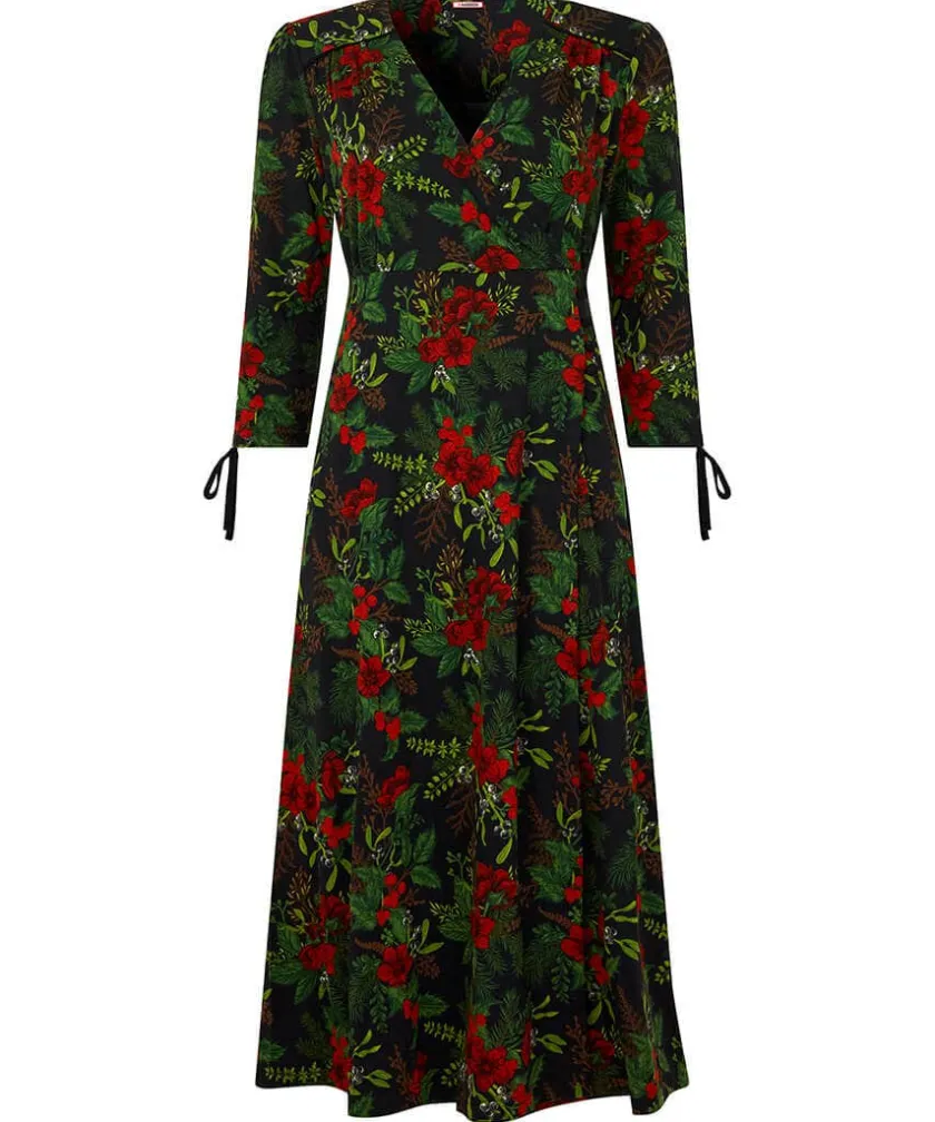 Joe Browns Festive Flora Jersey Dress-Women Novelty Gifts|Women's Clothing
