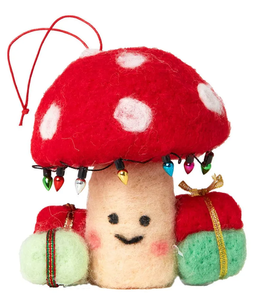 Joe Browns Festive Fungi Hanging Christmas Decoration- Home Accessories|Christmas Homeware