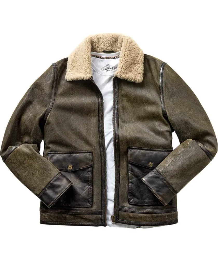 Joe Browns Flying High Leather Jacket- Leather Jackets|Coats & Jackets