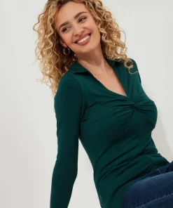 Joe Browns Forest Twist Front Top-Women Tops, Tunics & Blouses