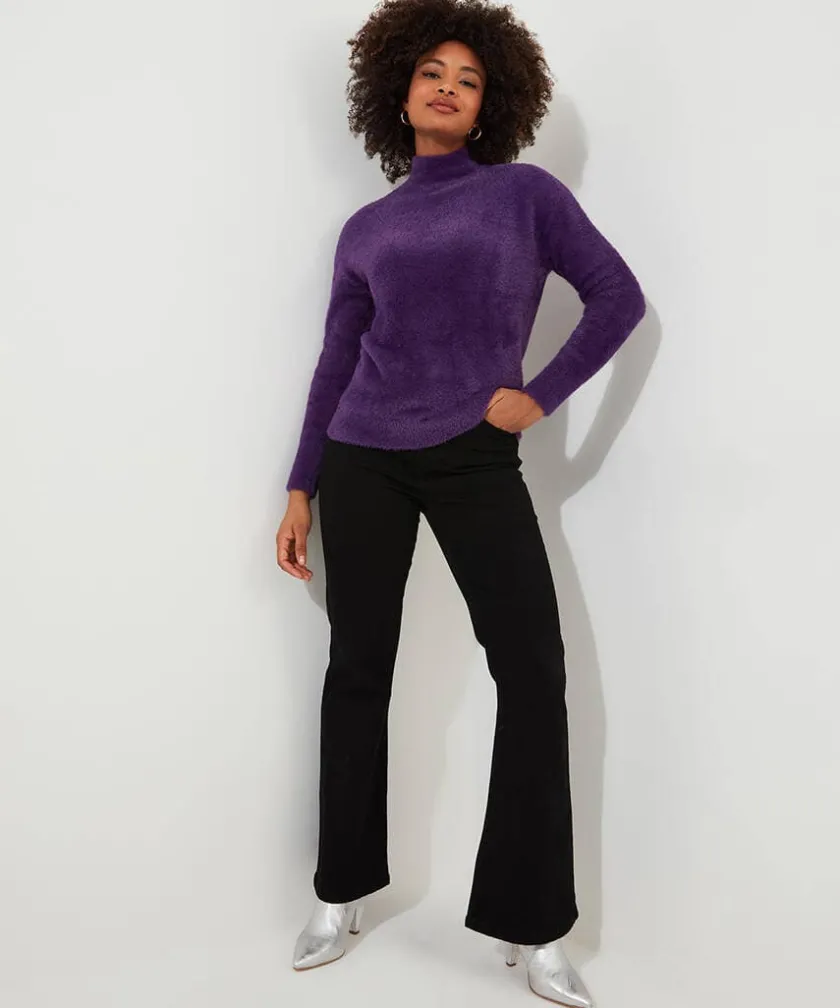 Joe Browns Fun And Fluffy High Neck Jumper-Women Knitwear & Cardigans