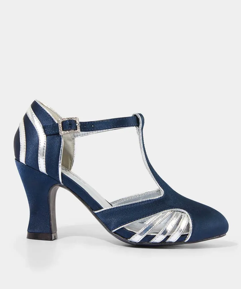 Joe Browns Gatsby Shimmer T Bar Shoes-Women Matching Shoes & Bags|Heels