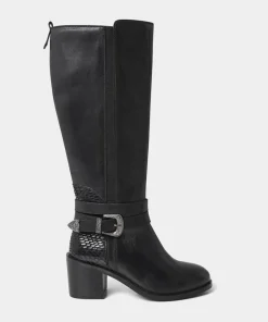 Joe Browns Gigi Premium Leather Rider Boots-Women Heels|Boots