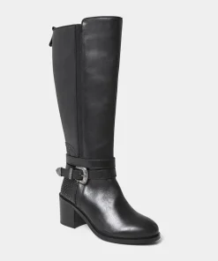 Joe Browns Gigi Premium Leather Rider Boots-Women Heels|Boots