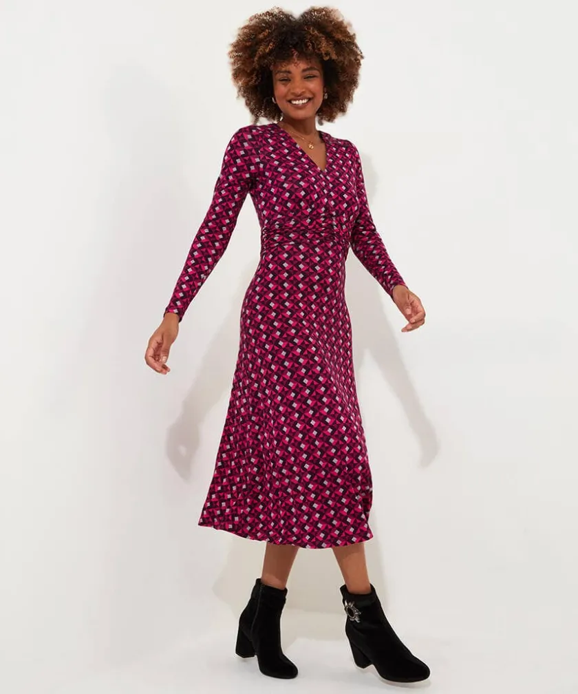 Joe Browns Glorious Geo Jersey Dress-Women Dresses