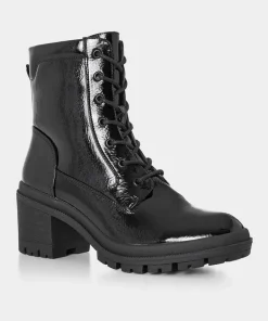 Joe Browns Go Getter Patent Boots-Women Matching Shoes & Bags|Ankle Boots