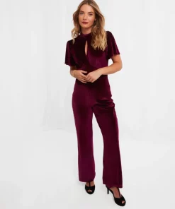 Joe Browns Greta Velour Jumpsuit-Women Jumpsuits|Jeans & Trousers