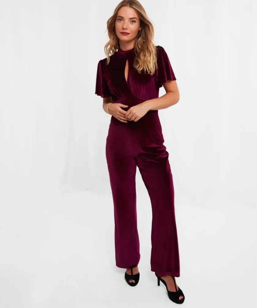 Joe Browns Greta Velour Jumpsuit-Women Jumpsuits|Jeans & Trousers