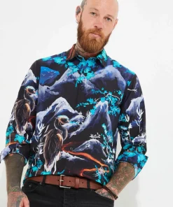 Joe Browns Hand Painted Print Shirt- Men's Clothing|Gifts