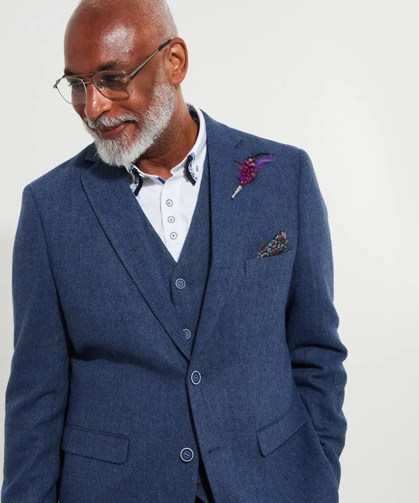 Joe Browns Handsome Herringbone Blazer- Blazers|Tailoring