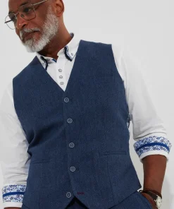 Joe Browns Handsome Herringbone Waistcoat- Waistcoats|Tailoring