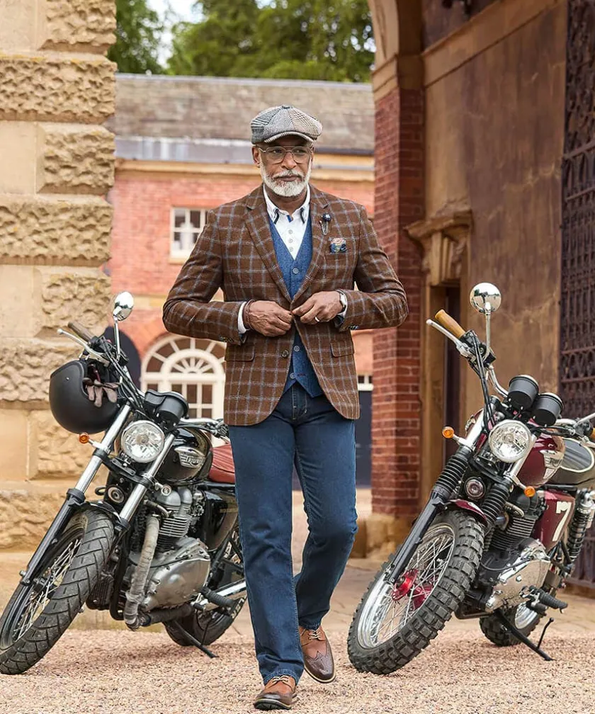 Joe Browns Handsome Herringbone Waistcoat- Waistcoats|Tailoring