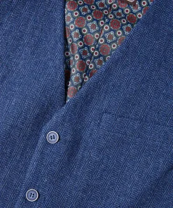 Joe Browns Handsome Herringbone Waistcoat- Waistcoats|Tailoring