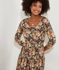 Joe Browns Hannah Crinkle Dress-Women Petite Collection|Dresses