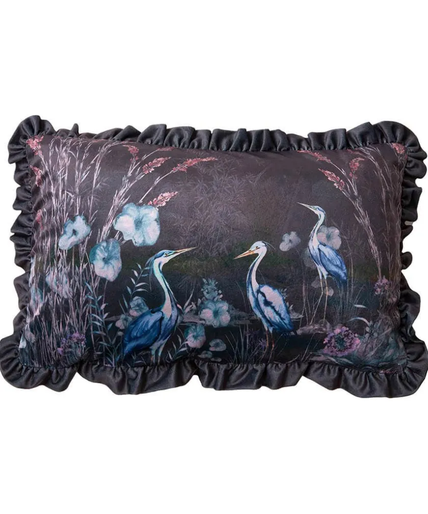 Joe Browns Harmonious Herons Reversible Cushion- Floral Décor|Animal Décor