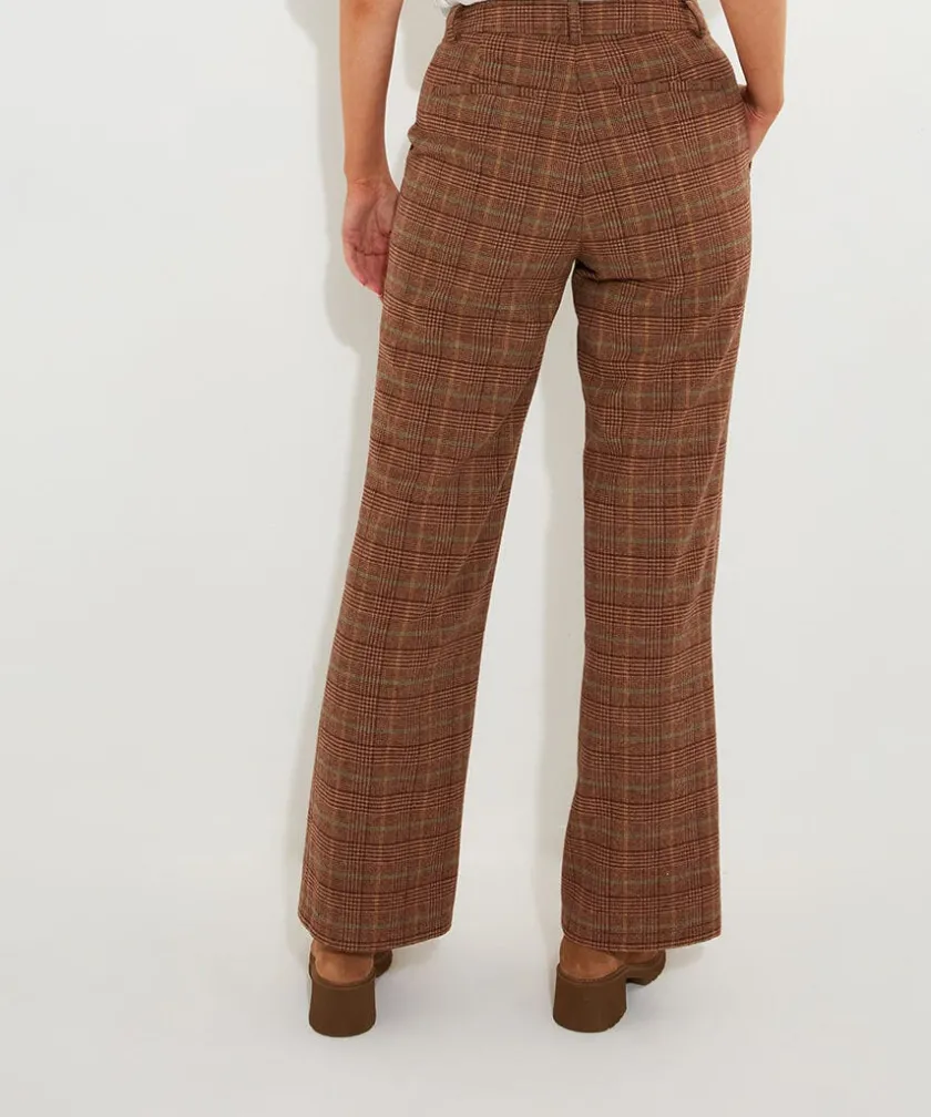 Joe Browns Heritage Check Trousers-Women Jeans & Trousers
