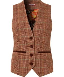 Joe Browns Heritage Check Waistcoat-Women Waistcoats|Coats & Jackets