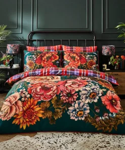 Joe Browns Highland Botanicals Reversible Duvet Set- Floral Décor|Nature Décor