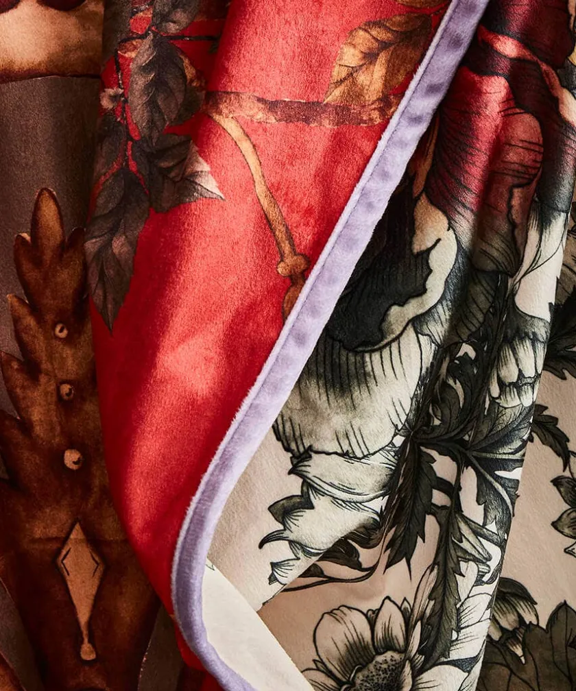 Joe Browns Highland Botanicals Reversible Throw- Floral Décor|Cushions & Throws